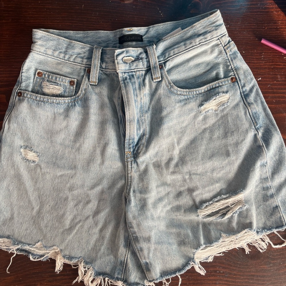 Uniqlo Light Blue Jean Shorts